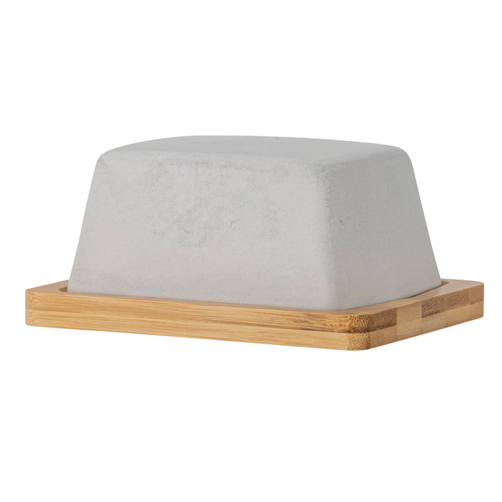 Josefine Butter dish from Bloomingville in gray