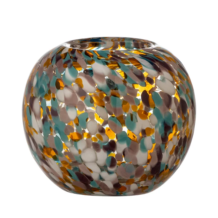 Vidia Tealight holder from Bloomingville in color orange