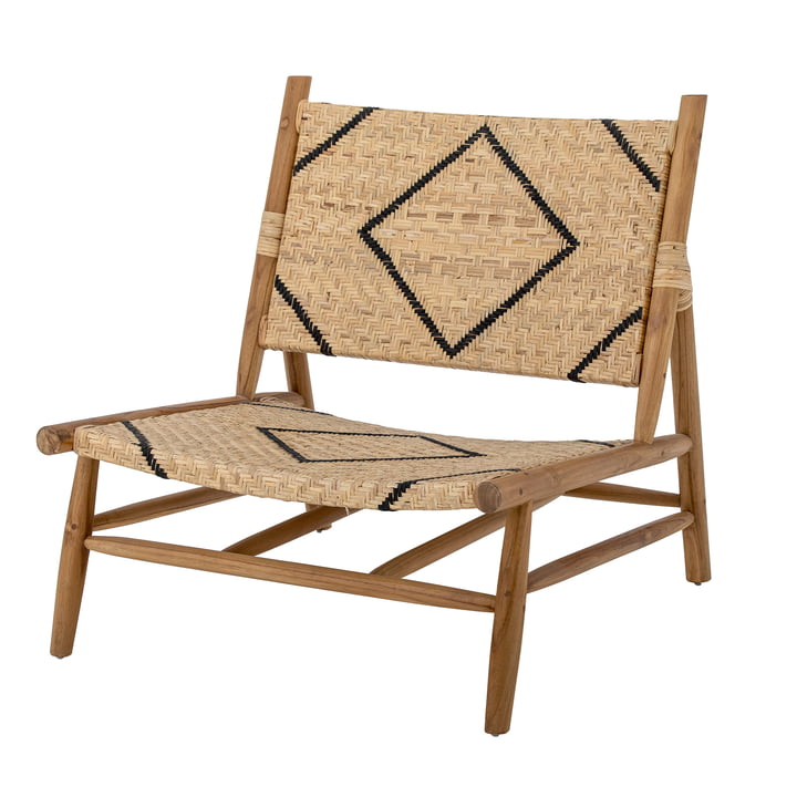 Lennox Lounge chair, rattan natural from Bloomingville