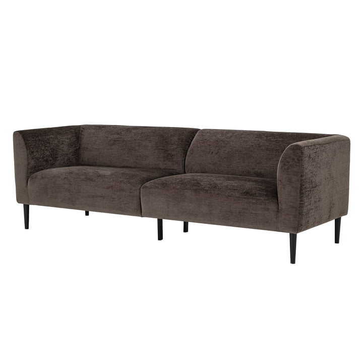 Lanna Sofa 3-seater from Bloomingville in color brown