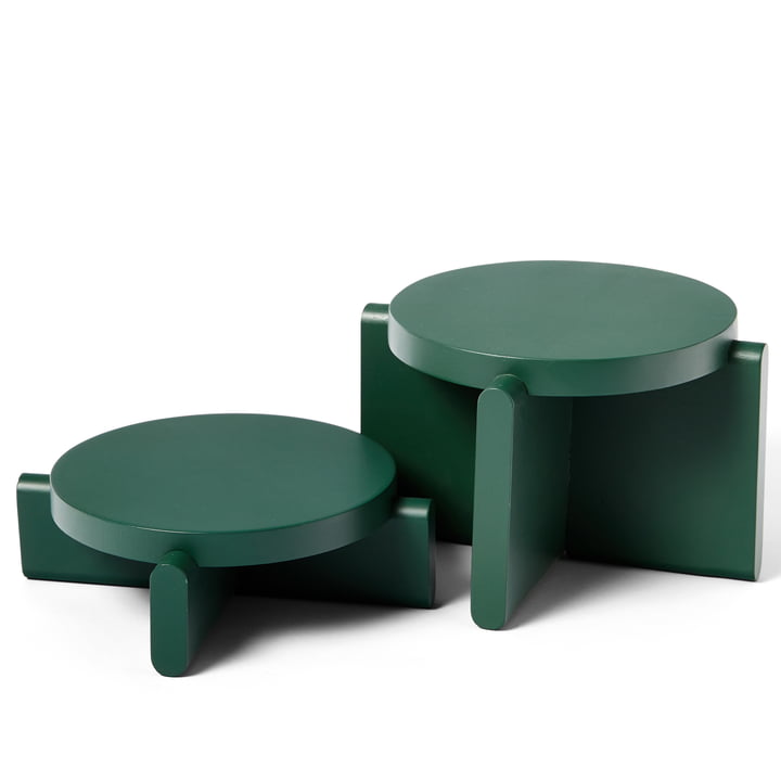 Plant pedestal set, green from Areaware