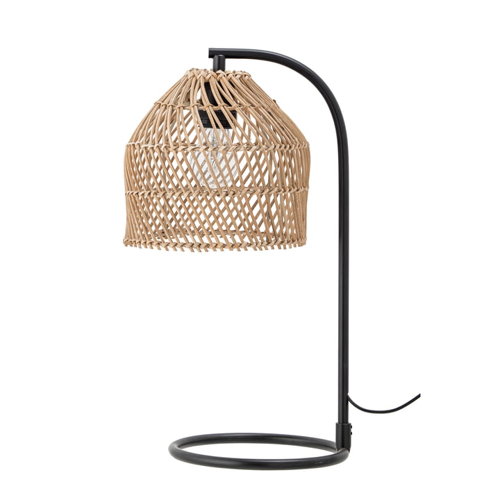 Leia Table lamp, 29 x 45 cm, rattan from Bloomingville