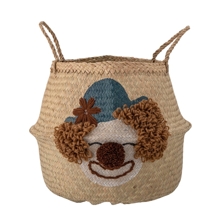 Vilbert Basket, clown, Ø 35 x 30 cm, brown from Bloomingville
