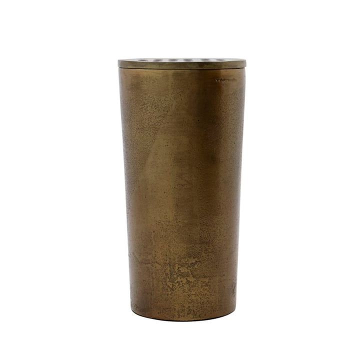 Flow Vase from House Doctor in antique brass