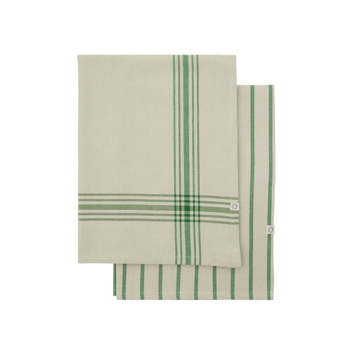 Chef Tea towel from House Doctor in green (set of 2)