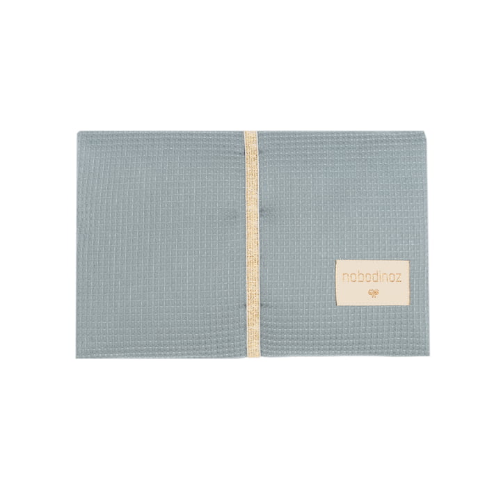 Mozart changing mat, 50 x 68 cm, stone blue by Nobodinoz