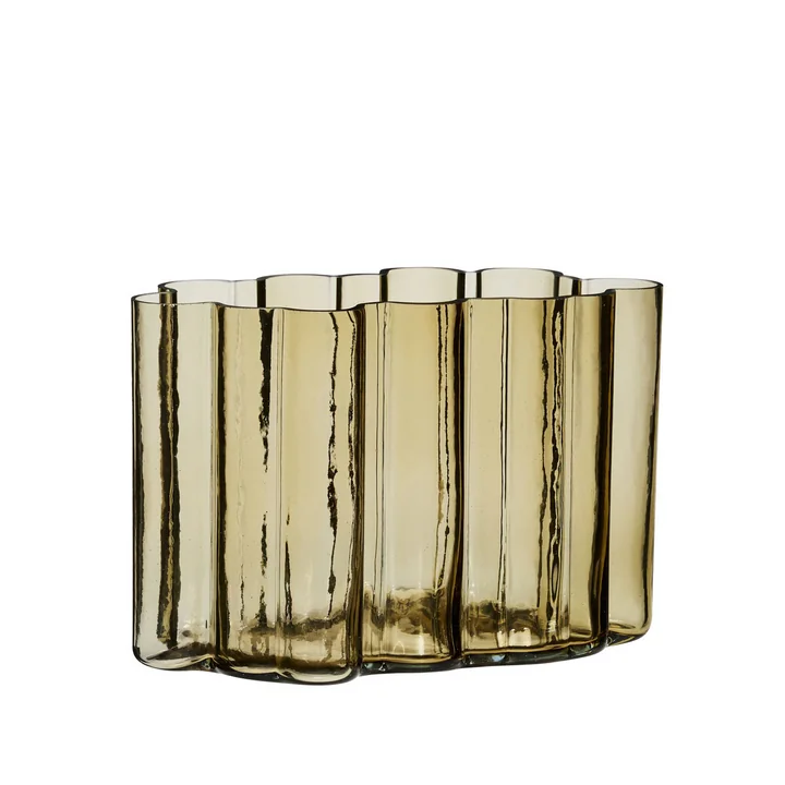 Umber Vase, amber from Hübsch Interior