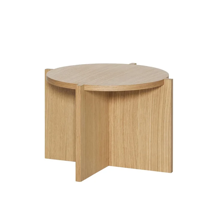Nomad Side table, oak from Hübsch Interior