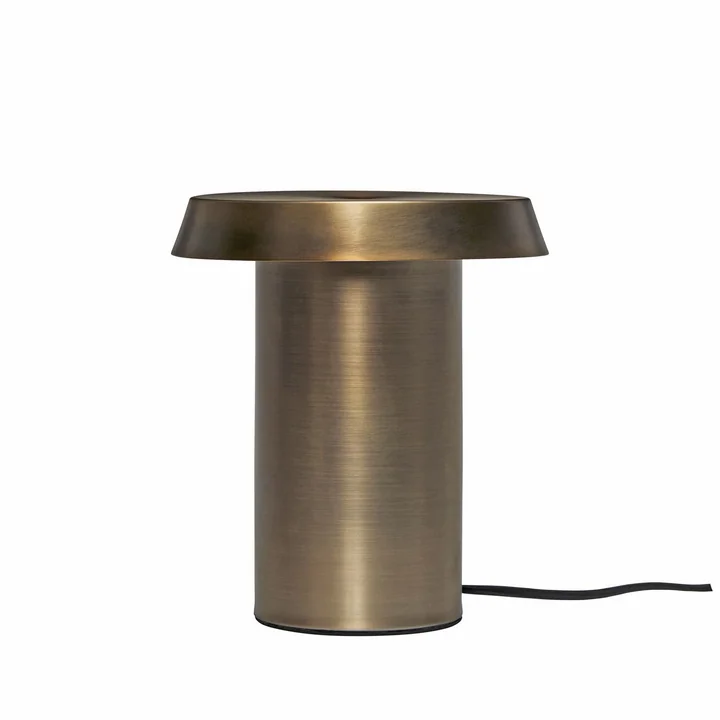 Keen Table lamp, Ø 20 cm, brass by Hübsch Interior