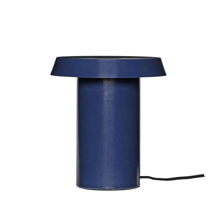 Keen Table lamp, Ø 20 cm, dark blue from Hübsch Interior