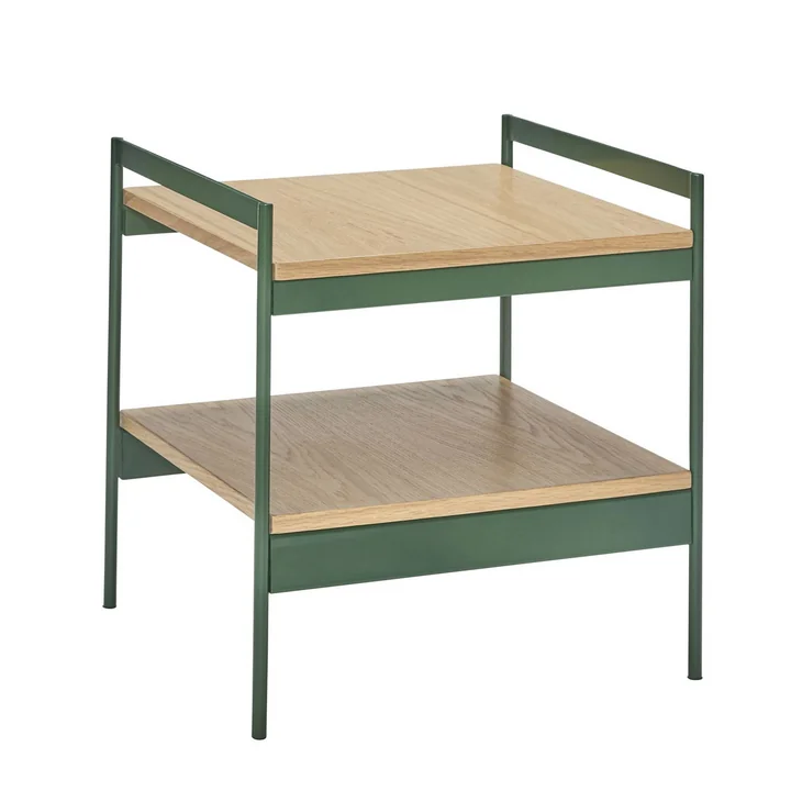 Jaunty Side table, oak / green from Hübsch Interior