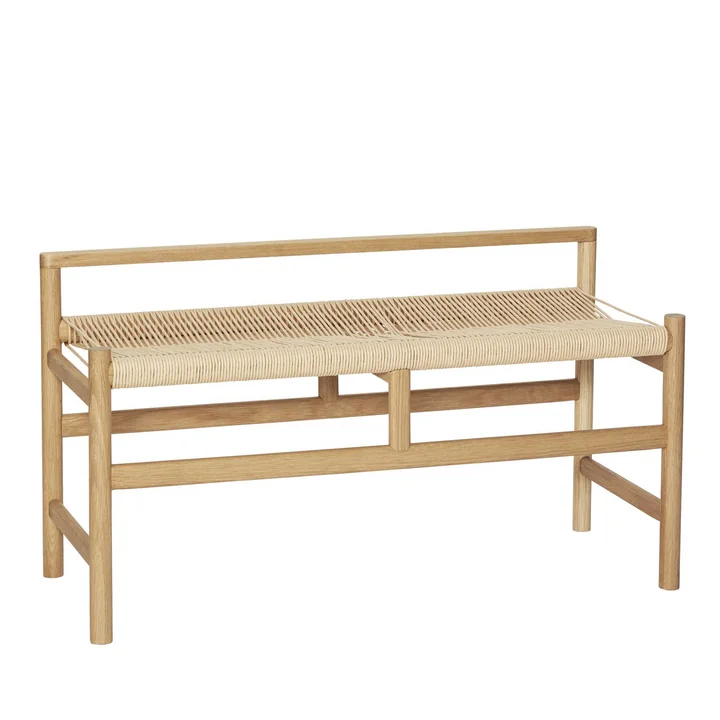 Heritage Bench, L 100 cm, oak from Hübsch Interior