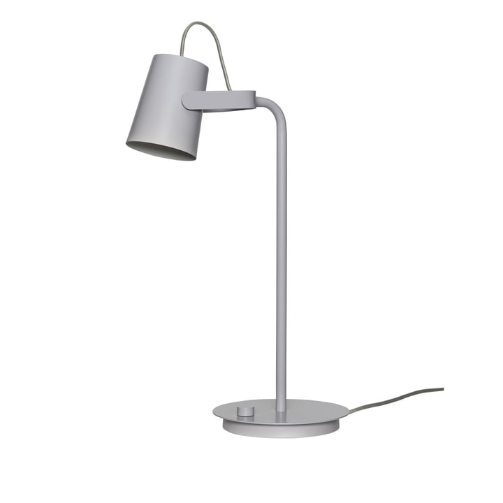 Ardent Table lamp, light gray from Hübsch Interior