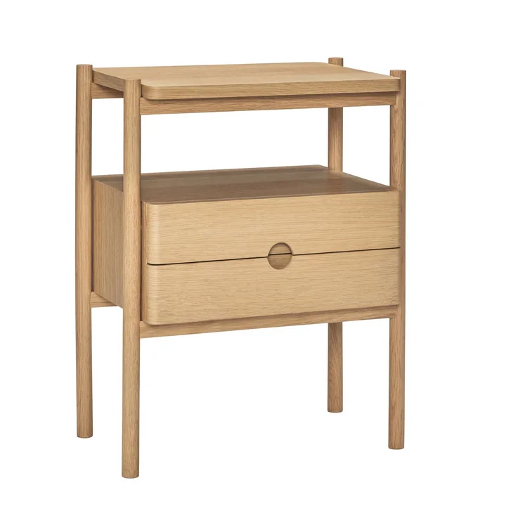 Appeal Bedside table, oak from Hübsch Interior