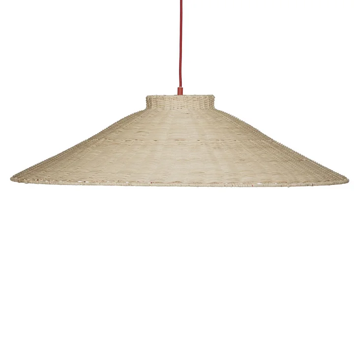 Chand Pendant lamp, h 21 x Ø 80 cm, rattan from Hübsch Interior