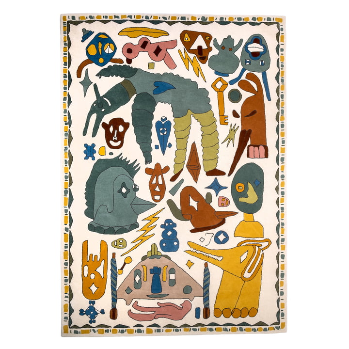 Troupe Wool rug, 300 x 200 cm, colorful from Nanimarquina