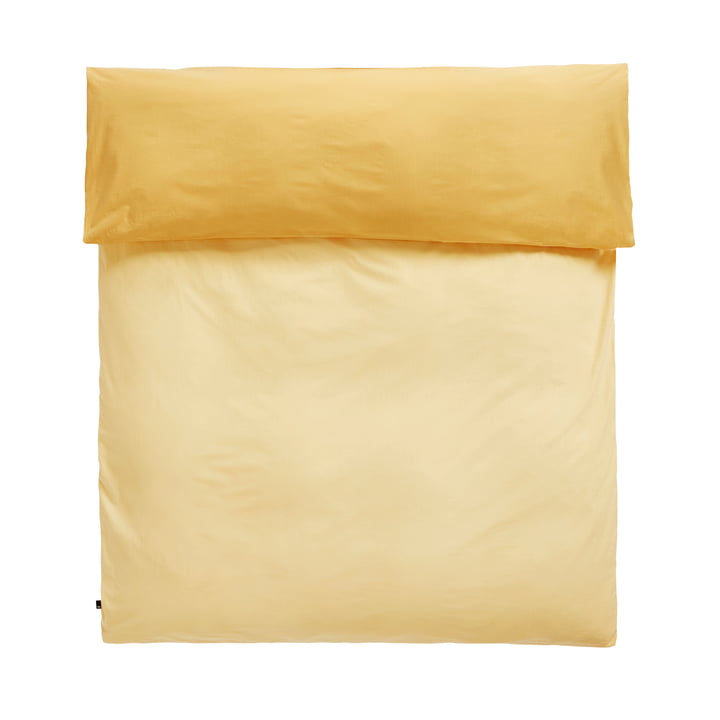 Duo Comforter cover, golden yellow from Hay