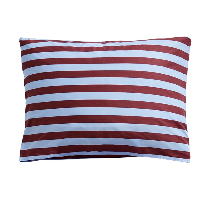 Été Pillowcase, 50 x 70 cm, bordeaux / sky blue from HAY