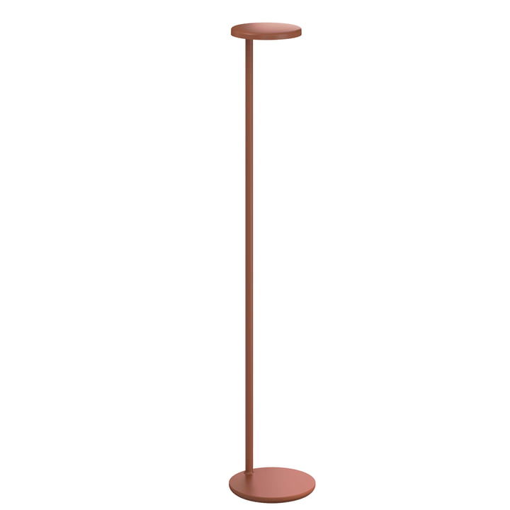 Flos - Oblique LED floor lamp H 107 cm, rust red
