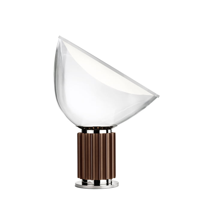 Taccia small LED Table lamp from Flos in bronze