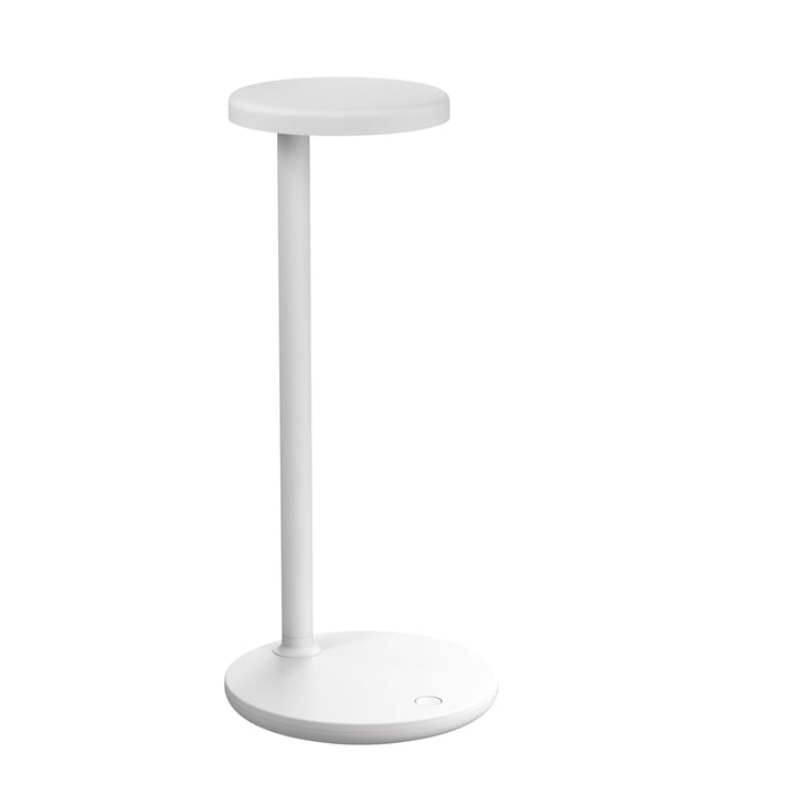 The Oblique LED table lamp by Flos , H 35 cm, white