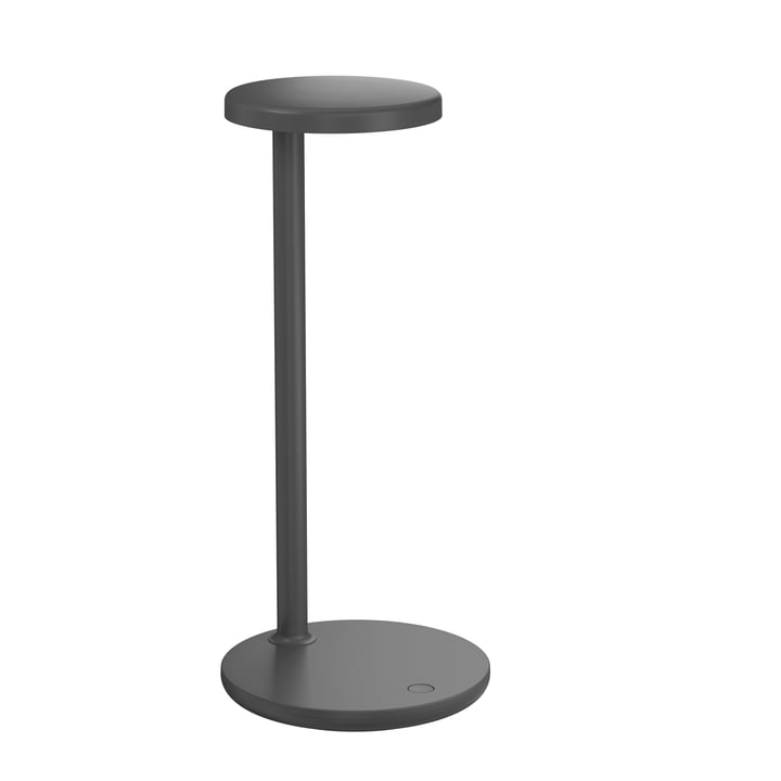 The Oblique LED table lamp by Flos , H 35 cm, anthracite