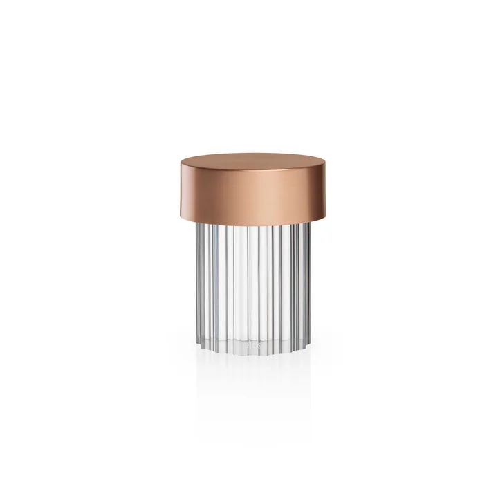 Last Order LED table lamp, copper / fluted by Flos