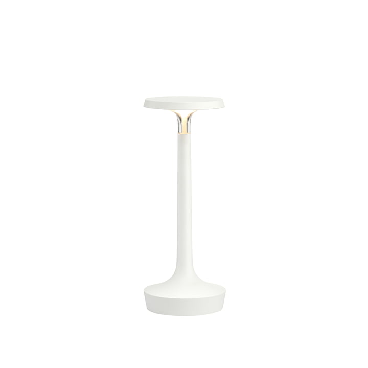 The Flos - Bon jour Unplugged table lamp in white