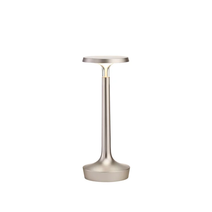 Flos - Bon jour Unplugged table lamp, matt chrome