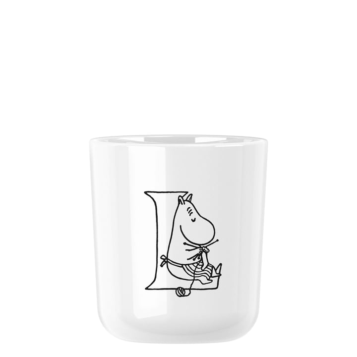 Moomin ABC Mug Ø 7,4 cm, L from Rig-Tig by Stelton