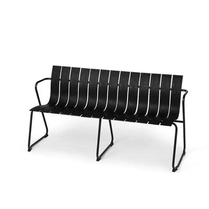 Ocean Bench, 157 x 58 cm, black from Mater