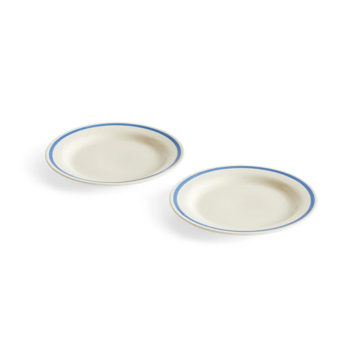 Sobremesa Plate, Ø 18.5 cm, blue (set of 2) from HAY