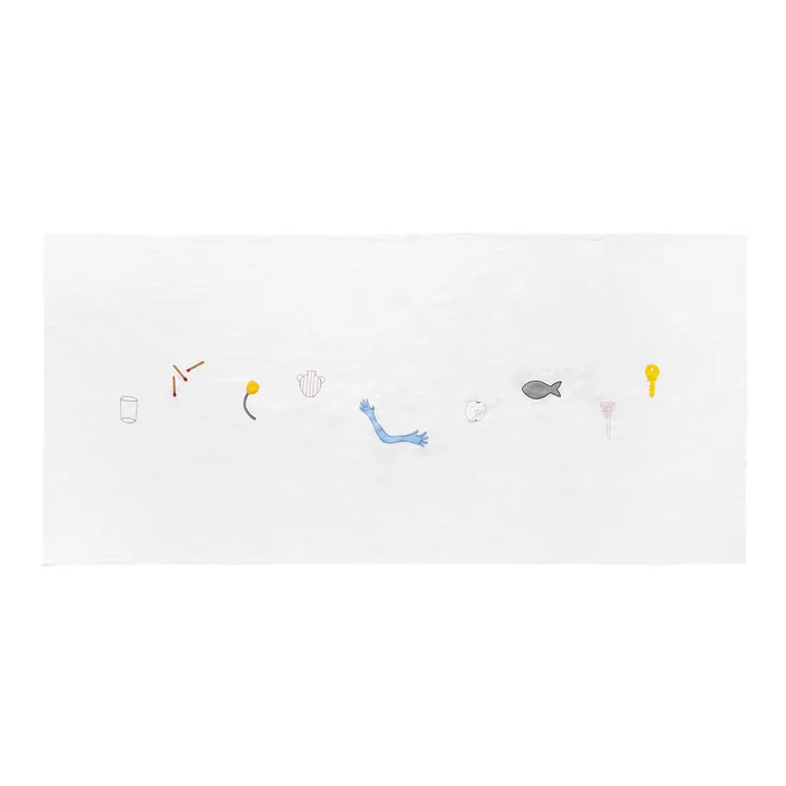 Sobremesa Table cloth, 140 x 300 cm, white from HAY