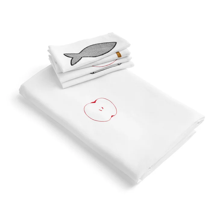 Sobremesa Table cloth and napkins white from HAY