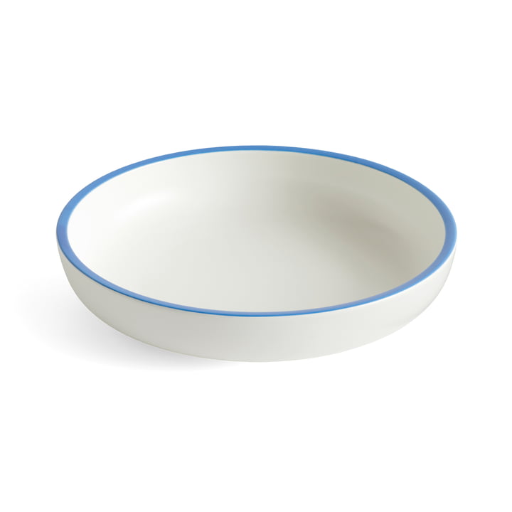 Sobremesa Serving bowl, large, white / blue from Hay