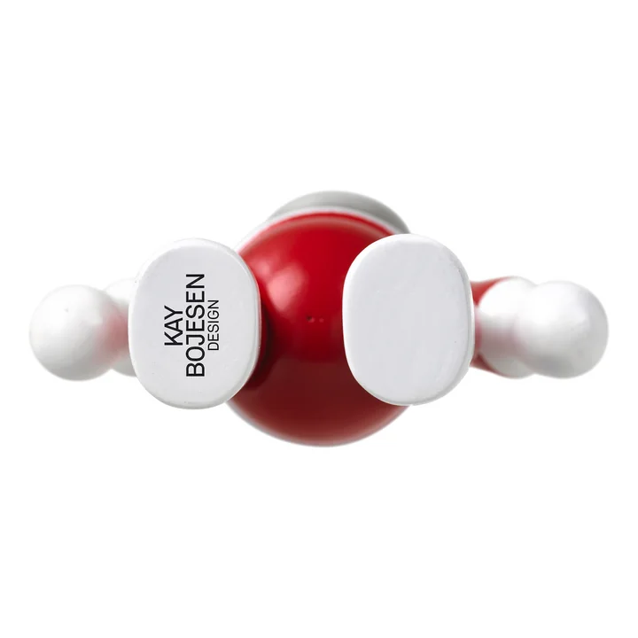 Santa Claus wooden ornaments by Kay Bojesen in the design red / white
