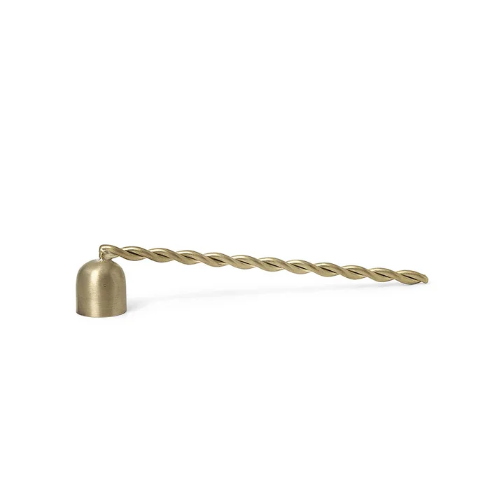 Twist Candle snuffer, brass by Ferm Living