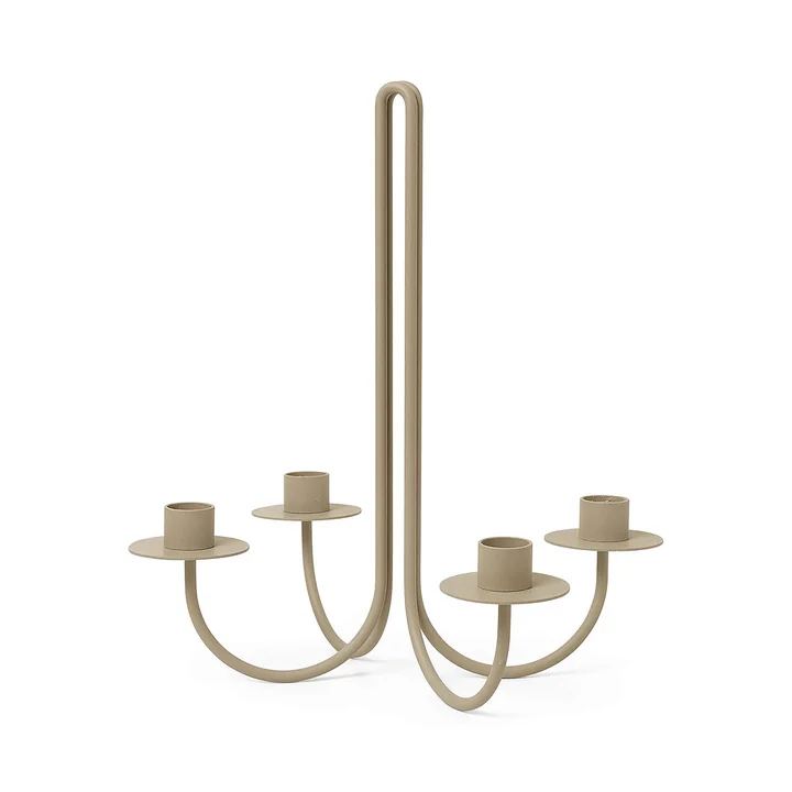 Sway Candle holder, cashmere by Ferm Living