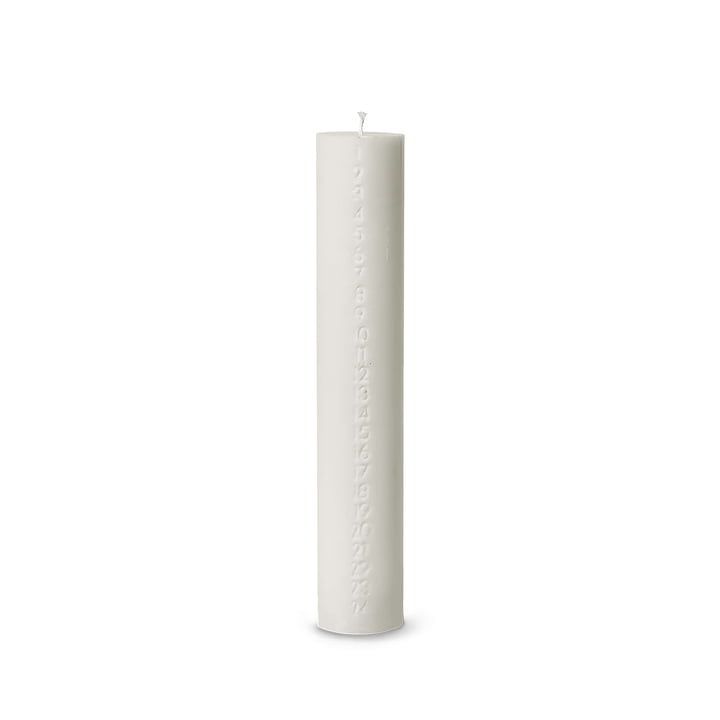 Pure Advent calendar candle, snow white by ferm Living