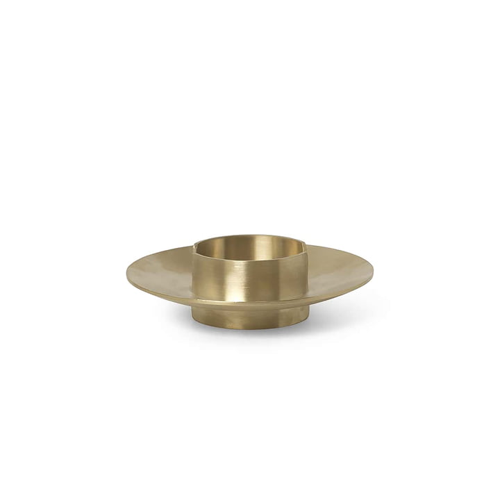 Block Candle holder, brass by ferm Living