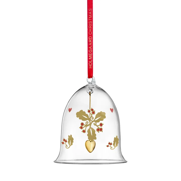Christmas bell 2022 from Holmegaard in the clear version