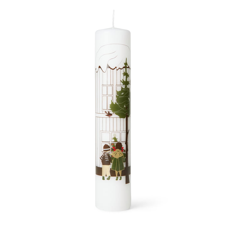 Calendar candle 2022 from Holmegaard in color white