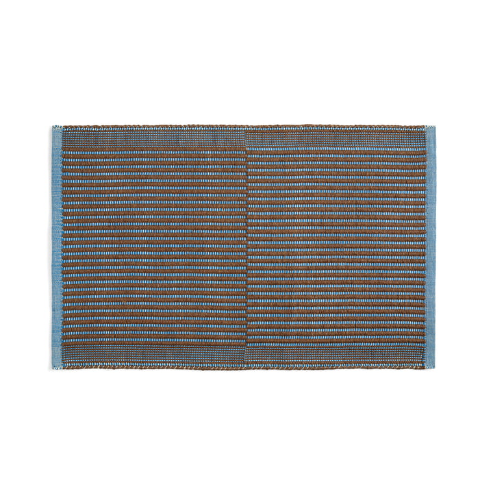 Tapis Doormat, chestnut / blue from Hay