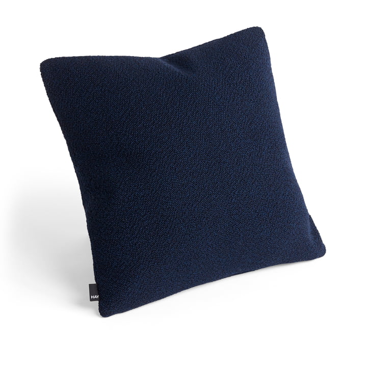 Texture Cushion Bouclé, dark blue from Hay