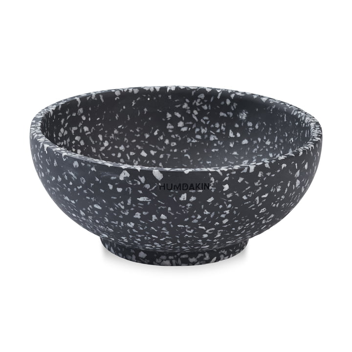 Genova Terrazzo bowl from Humdakin in black finish