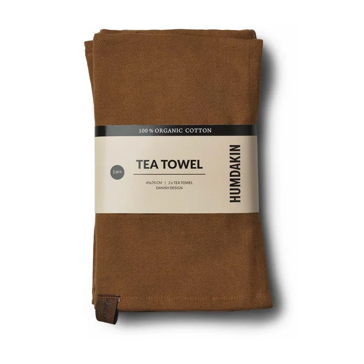 Organic cotton tea towel from Humdakin in the version sunset