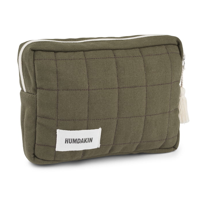 Cosmetic bag from Humdakin in the color evergreen