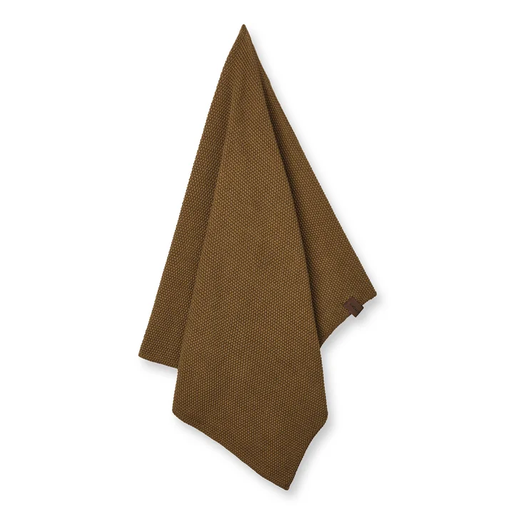 Knitted kitchen towel from Humdakin in the design sunset