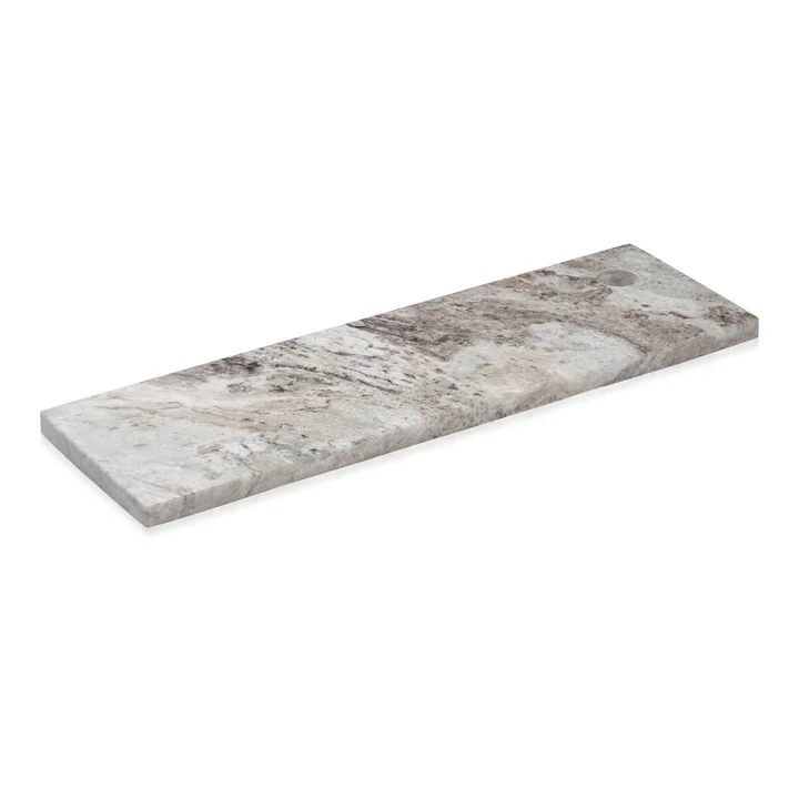 Marble serving tray rectangular from Humdakin in finish Kerteminde brown
