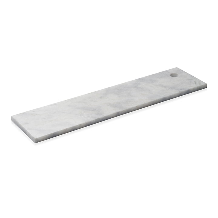 Marble serving tray rectangular from Humdakin in the finish Stockholm natural